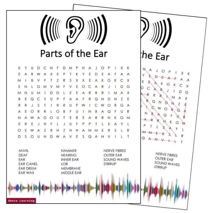 Part of an ear crossword