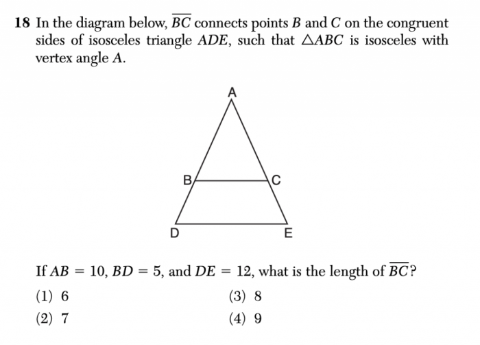 Things to know for geometry regents