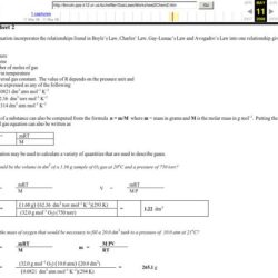 Gas laws color by number answers