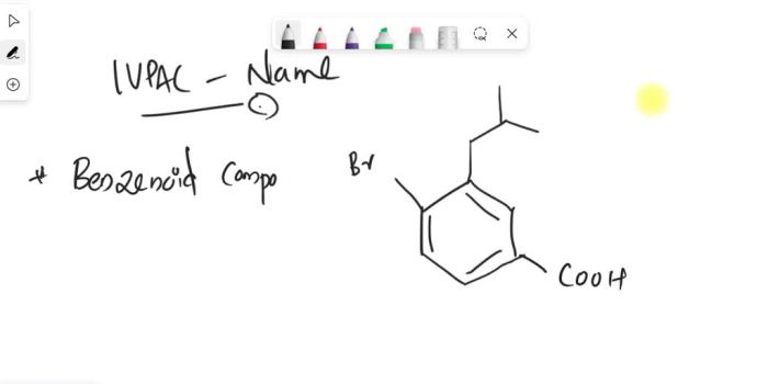 Iupac compound benzene