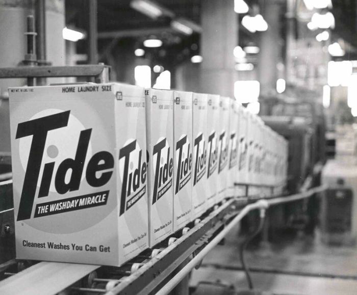 P&g's tide laundry detergent has been around since 1948